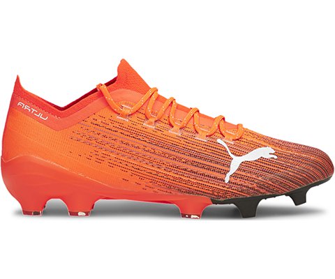 orange puma football boots